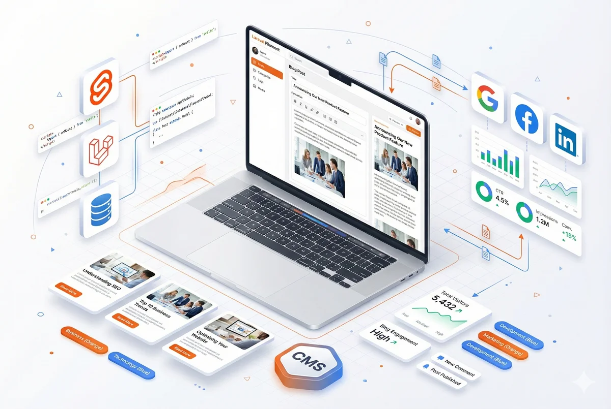 System Sprzedaży TAYA - Pakiet Biznes - 12 artykułów eksperckich, blog CMS, kampanie Google + Meta + LinkedIn